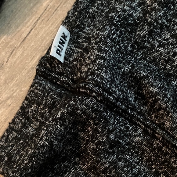 🩷VS Pink cozy htf set rainbow neon logos rare sleep lounge set sz L EUC - Picture 5 of 11